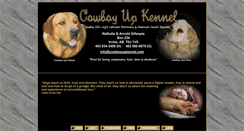 Desktop Screenshot of cowboyupkennel.com